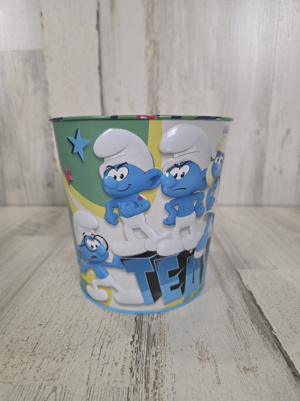 Smurfs The Movie 2025 Popcorn Bucket Cinemark NEW Team Up